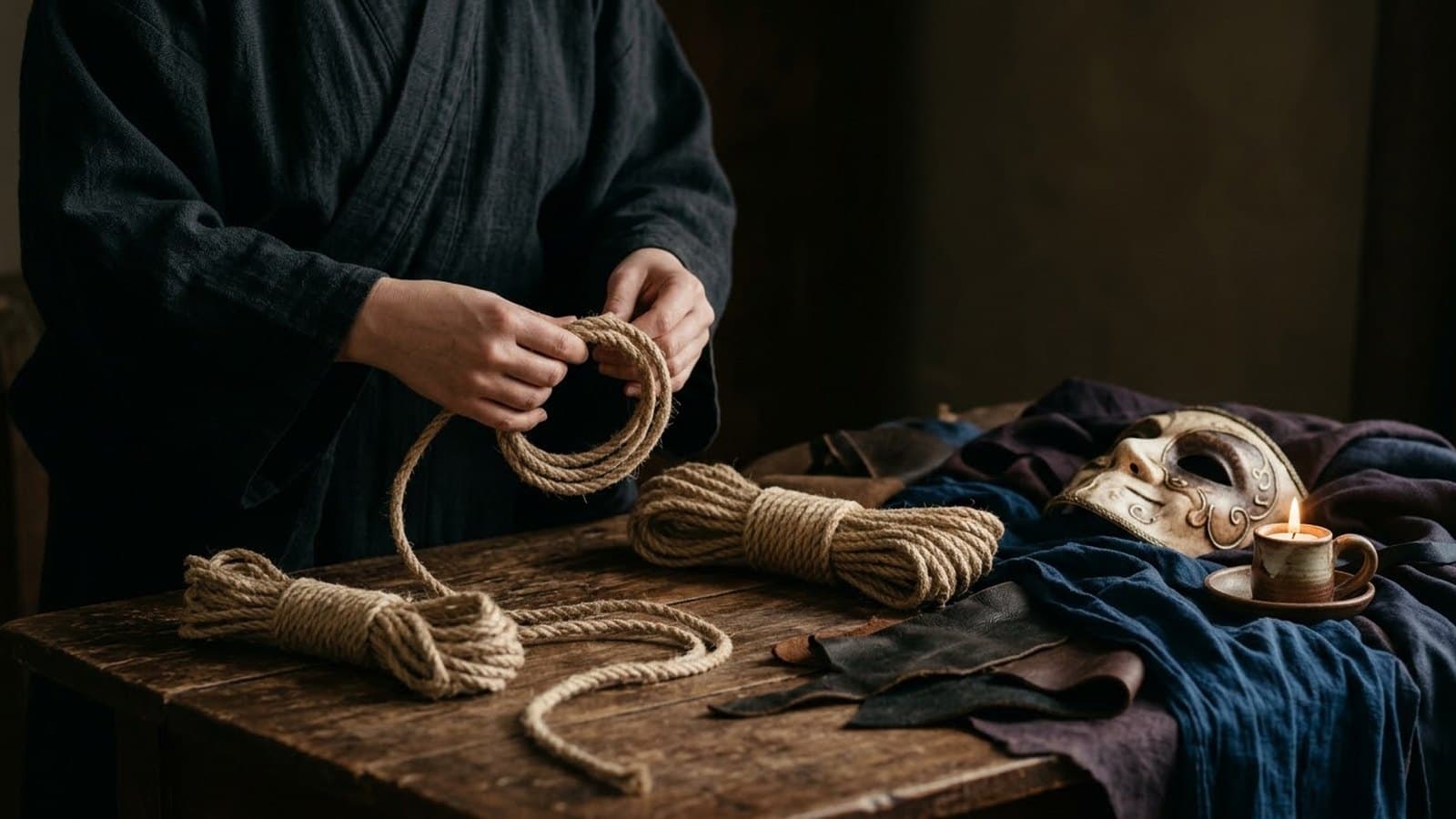 Guía de cuerdas y shibari en BDSM: historia, técnica y seguridad